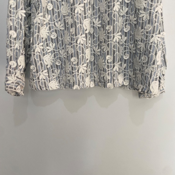 Anthropologie Pilcro XL The Whitney Trapeze Buttondown Top - Picture 12 of 14